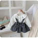 【66-90cm】セットアップ ベビー ドット リボン かわいい - 画像 (6)