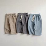 【73-100cm】ワイトパンツ ベビー カジュアル 無地
