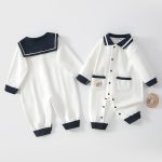 【66-90cm】ロンパース ベビー ペット柄 セーラー - 画像 (6)