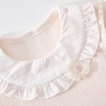 【66-90cm】ロンパース ベビー 蝶結び フリル - 画像 (5)
