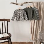 【73-100cm】Tシャツ キッズ 裏起毛 ボーダー - 画像 (8)