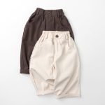 【80-130cm】ロングパンツ キッズ シンプル ベーシック 男女兼用 - 画像 (8)