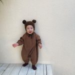 【66-90cm】ロンパース ベビー ナチュラル リブ 暖かい - 画像 (11)