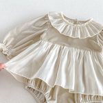 【66-90cm】ロンパース ベビー フリル プリンセス - 画像 (11)