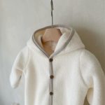 【66-90cm】オールインワン ベビー 帽子付き もこもこ - 画像 (9)