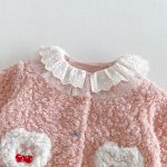 【80-130cm】アウター 女の子 フリル襟 ハート - 画像 (15)