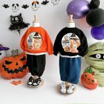 【90-140cm】トレーナー ベビー ハロウィン カートゥーン クマプリント - 画像 (11)