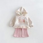 【80-130cm】トップス 女の子 帽子付き クマプリント - 画像 (9)
