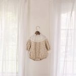 【66-90cm】ロンパース ベビー レトロ レース襟 花柄 - 画像 (10)