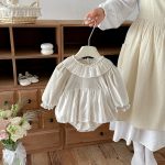 【66-90cm】ロンパース ベビー フリル プリンセス - 画像 (8)