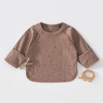 【52-59cm】トップス ベビー ナチュラル 月柄 - 画像 (5)