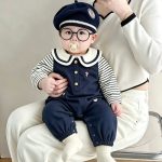 【73-100cm】オールインワン ベビー セーラー かわいい - 画像 (6)