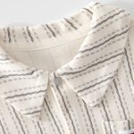 【59-80cm】ロンパース ベビー ストライプ ポケット付き - 画像 (7)