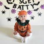 【66-90cm】ロンパース ベビー ハロウィン かぼちゃ フリル襟 - 画像 (3)