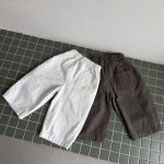 【80-150cm】パンツ 女の子 ワイドカーブ ゆったり シルエット - 画像 (6)