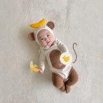 【66-90cm】ロンパース&帽子 ベビー バナナ かわいい - 画像 (8)