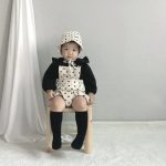【66-90cm】サロペット ベビー コーデュロイ ドット - 画像 (14)