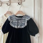 【66-90cm】ロンパース ベビー レース プリンセス - 画像 (5)