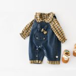 【73-120cm】シャツorサロペット 女の子 ウサギ デニム - 画像 (3)