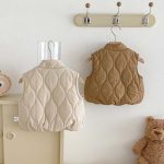 【73-100cm】ベスト 女の子 ベビー 厚手 キルティング - 画像 (7)