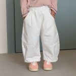 【80-150cm】パンツ 女の子 ワイドカーブ ゆったり シルエット - 画像 (14)