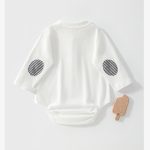 【66-90cm】長袖ロンパース ベビー リス ロゴ - 画像 (5)