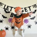 【66-90cm】ロンパース ベビー ハロウィン かぼちゃ フリル襟 - 画像 (4)