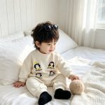 【66-90cm】ロンパース ベビー ペンギン プリント - 画像 (3)