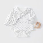 【59-80cm】ロンパース ベビー 柔らか 小花柄 - 画像 (5)