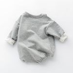 【66-90cm】ロンパース ベビー カートゥーン柄 厚手 スウェット - 画像 (6)