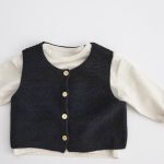 【80-130cm】ベスト キッズ ノースリーブ ニット - 画像 (5)