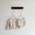 【66-90cm】セットアップ ベビー ナチュラル リブ - 画像 (9)