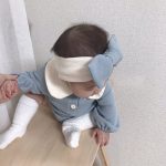 【66-90cm】ロンパース ベビー 可愛い襟 スウィート - 画像 (8)