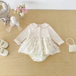 【66-90cm】ロンパース ベビー フラワー ローズ - 画像 (5)