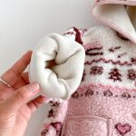 【80-130cm】アウター 女の子 もこもこ レトロ 帽子付き - 画像 (16)