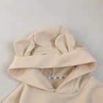 【66-100cm】パーカーorタイツ ベビー くま耳フード - 画像 (12)