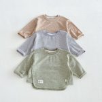 【80-130cm】Ｔシャツ 男の子 パステルカラー 無地 - 画像 (3)