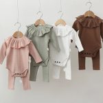 【予約販売】【66-90cm】ロンパース ベビー フリル ドット柄 - 画像 (3)