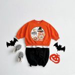 【90-140cm】トレーナー ベビー ハロウィン カートゥーン クマプリント - 画像 (6)