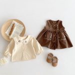 【73-110cm】シャツorワンピース 女の子 レトロ 刺繡 - 画像 (10)