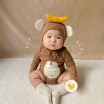 【66-90cm】ロンパース&帽子 ベビー バナナ かわいい - 画像 (6)