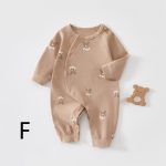 【66-90cm】ロンパース ベビー クマ柄 柔らか - 画像 (8)