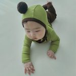 【66-90cm】トップス＆レギンス ベビー 配色 カジュアル - 画像 (5)