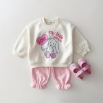 【80-150cm】トレーナー 女の子 可愛い アニマル プリント - 画像 (3)