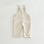 【66-100cm】サロペット ベビー フラワー カジュアル - 画像 (3)