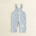【66-100cm】サロペット ベビー フラワー カジュアル - 画像 (5)
