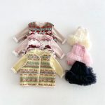 【80-130cm】ベスト 女の子 もこもこ 花柄 レトロ - 画像 (14)