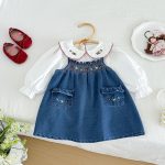 【73-110cm】ワンピース 女の子 デニム ポケット付き - 画像 (11)