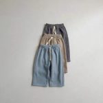 【73-100cm】ワイトパンツ ベビー カジュアル 無地 - 画像 (6)