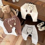 【66-90cm】パンツ ベビー クマ カートゥーン - 画像 (8)